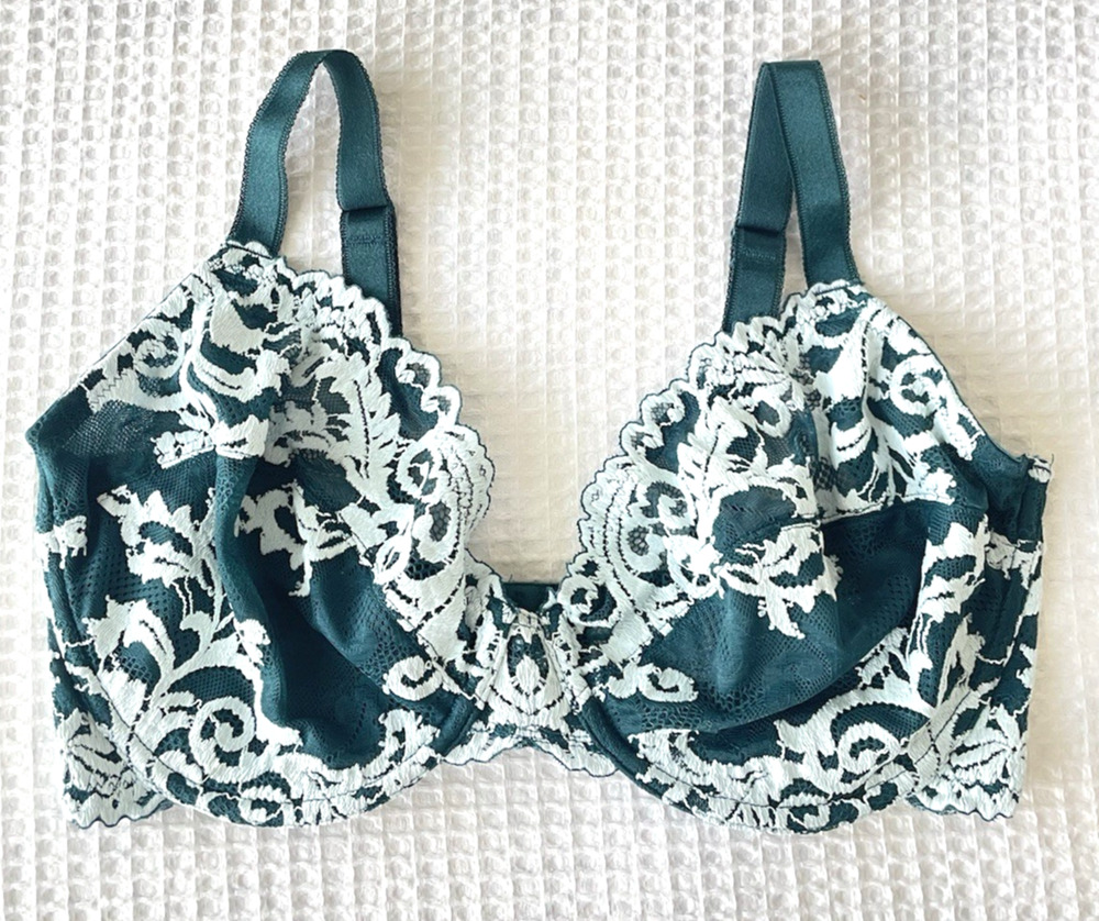 Wacoal Bra 851322 Instant Icon Underwire Size 34G Deep Teal